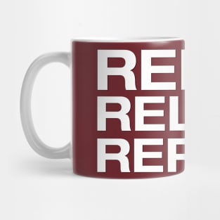 "Relax, Relate, Repeat" A Different World TV Show Therapist Mantra Mug